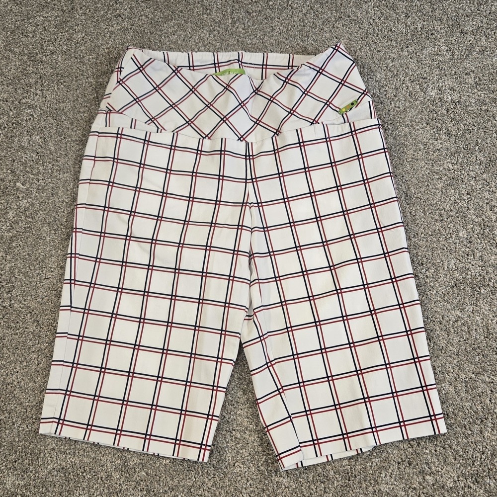 Swing Control‎ Nautical Masters  Womans Golf Short Size 8 Window Pane Multi